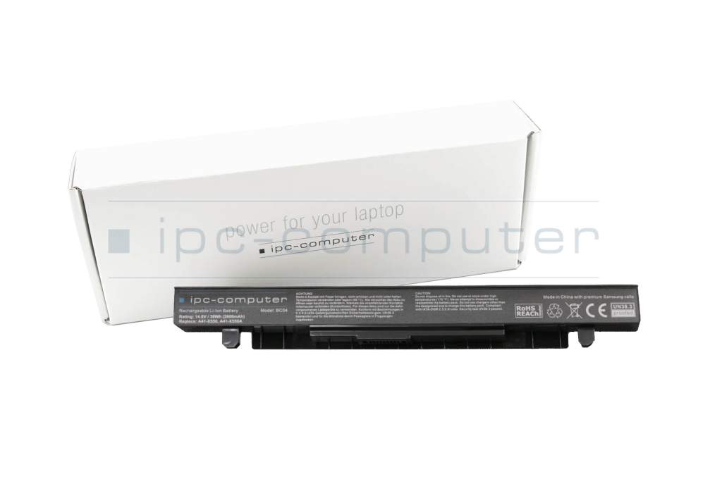 IPC-Computer battery compatible to Asus A41-X550 with 38Wh