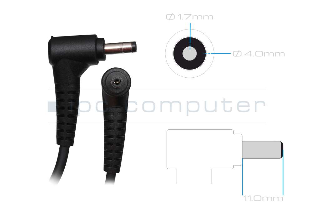 thumbnail interactive-video image 1 of USB Laptop Charger For Lenovo IdeaPad 100S & Miix 310/320 (5V 4A 20W, 3.5x1.35mm) 1 of 5
