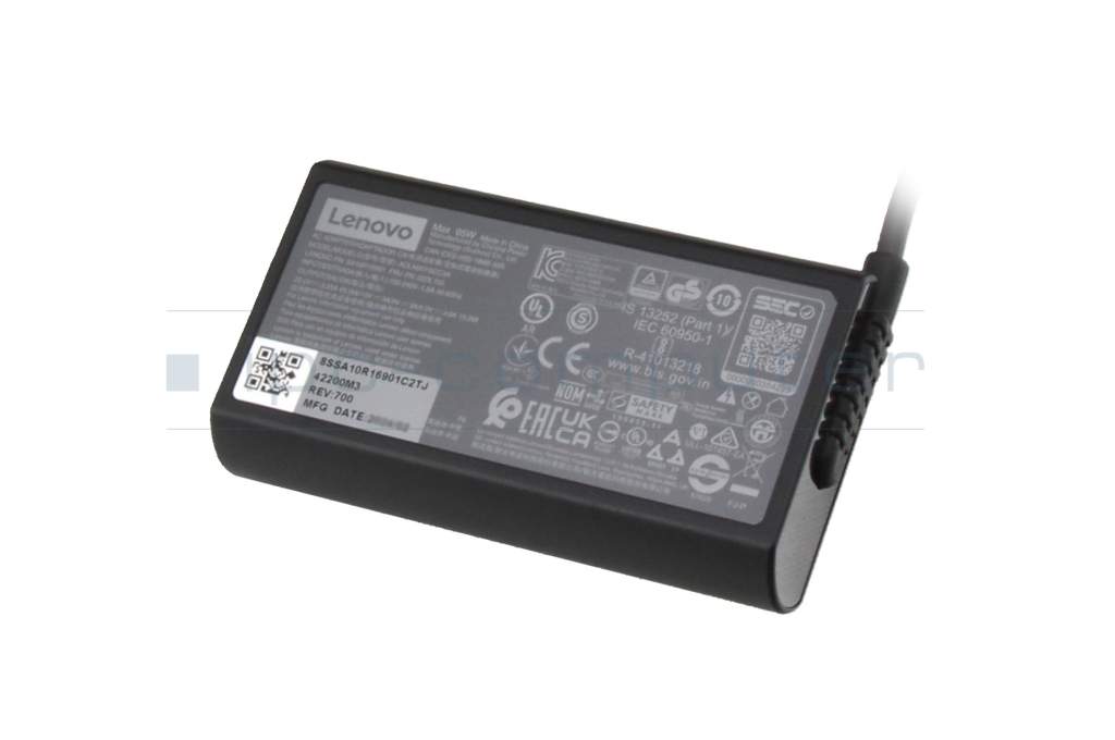 Genuine Lenovo 65W Laptop Charger For ThinkPad T560 – 20V AC Adapter With Power Cord (Tested, Used)