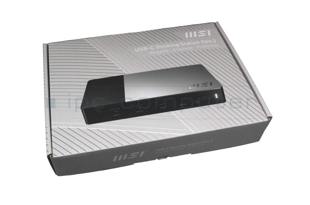 MSI USB-C Docking Station Gen 2 incl. 150W Netzteil suitable for