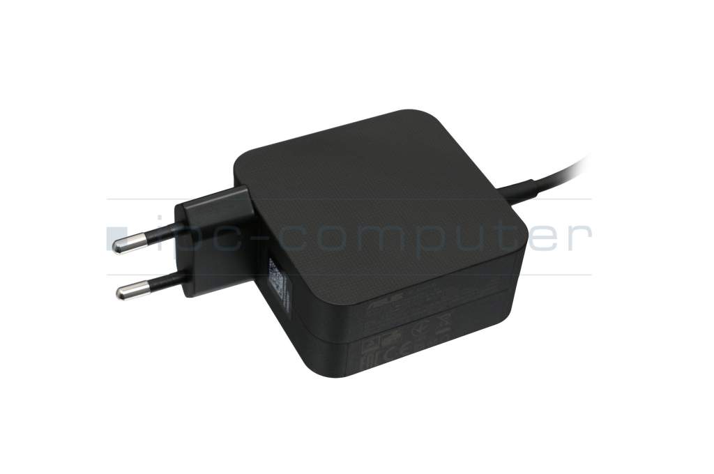 USB-C AC-adapter 65 Watt EU wallplug original for Asus ZenBook 13 UX325EA