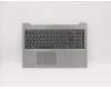 Lenovo C-Abdeckung mit Tastatur, Englisch (GB), Platingrau for Lenovo IdeaPad L340-15API (81LW)