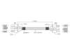 Asus 14017-00510000 G21CN VGA POWER WIRE 8P TO 8P