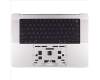 Apple 661-42513 Top Case with Keyboard ANSI US incl. Battery (Original) - Silver, Apple MacBook Pro 14 (2024)