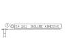 Asus 13NR00X0L43011 GX701GX LIGHT GUIDE RUBBER