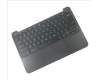 HP Top Cover W/Kb Blk Tp Gr for HP Chromebook 11 G5