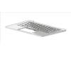 HP TOP COVER W KB SNW FR for HP Chromebook 14a-na0000