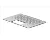 HP TOP COVER PKS W KB SNW FR for HP Chromebook x360 14a-ca0000