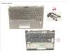 Fujitsu UPPER ASSY INCL. KEYB GERMAN W/FP for Fujitsu LifeBook U9310X