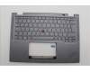 Lenovo MECH_ASM KBD W C UKE BKLT CHY WW UK GY for Lenovo ThinkPad X13 Yoga Gen 4 (21F2/21F3)