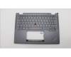 Lenovo MECH_ASM KBD W C FRA BKLT LTN UK GY for Lenovo ThinkPad X13 Yoga Gen 4 (21F2/21F3)
