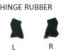 Asus GA503QS HINGE RUBBER L for Asus ROG Zephyrus G15 GA503RX