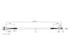 Asus D640MB POWER SW CABLE L500 O/W for Asus D340MC