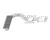 13GN4L1AM010-1 Asus U31SD THERMAL MODULE ASSY