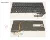 Fujitsu FUJ:CP732968-XX KEYBOARD BLACK W/ BL TURKEY