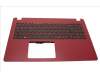 Acer 6B.HHRN2.014 COVER.UPPER.RED.W/KB.GERMAN