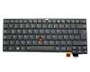 00PA464 original Lenovo keyboard DE (german) black/black matte with backlight and mouse-stick