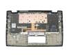00PA710 original Lenovo keyboard incl. topcase DE (german) black/black with backlight and mouse-stick