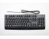 Lenovo 00XH920 Keyboard External,PS2,Spanish LA,Black