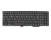 01AX663 original Lenovo keyboard DE (german) black/black matte with mouse-stick