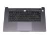 02354SJG original Huawei keyboard incl. topcase DE (german) black/grey