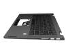 025.901N3.0001 original Lenovo keyboard incl. topcase DE (german) grey/grey with backlight