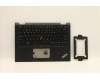 Lenovo 02HL689 C-Cover with keyboard,US English Euro,Black,Backlight