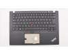 Lenovo 02HM207 C-Cover with keyboard,Danish,Black,Backlight