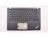 Lenovo 02HM211 C-Cover with keyboard,French,Black,Backlight