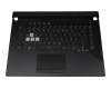 04060-01630100 original Asus keyboard incl. topcase DE (german) black/transparent/black with backlight