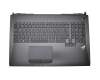 04A1-009M000 original Asus keyboard incl. topcase UK (english) black/black with backlight