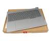 056.19009.M063 original Lenovo keyboard incl. topcase FR (french) grey/grey with backlight