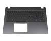 06N01102K3 original Acer keyboard incl. topcase DE (german) black/black with backlight
