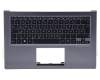 0KN0-QF1GE1 original Asus keyboard incl. topcase DE (german) black/silver with backlight
