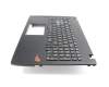 0KN1-0B4GE21 original Pega keyboard incl. topcase DE (german) black/black with backlight