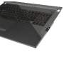 0KN1-911GE11 original Pega keyboard incl. topcase DE (german) black/black with backlight - with Keystone shaft -