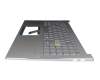 0KN1-AU6GE12 original Pega keyboard incl. topcase DE (german) silver/silver with backlight