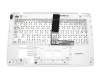 0KNB0-1124FR00 original Asus keyboard incl. topcase FR (french) white/white