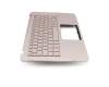 0KNB0-2626GE00 original Asus keyboard incl. topcase DE (german) silver/rosé with backlight