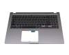 0KNB0-5117GE00 original Asus keyboard incl. topcase DE (german) black/grey (SD)