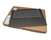 0KNB0-563KGE00 original Lenovo keyboard incl. topcase FR (french) grey/grey