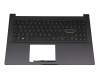 0KNB0-56AGE00 original Asus keyboard incl. topcase DE (german) black/black with backlight