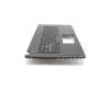 0KNB0-6676SF00 original Asus keyboard incl. topcase SF (swiss-french) black/black with backlight