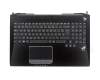 0KNB0-E600FR00 original Asus keyboard incl. topcase FR (french) black/black with backlight