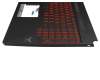 0KNR0-661CGE00 original Asus keyboard incl. topcase DE (german) black/black with backlight