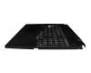 0KNR0-661VGE00 original Asus keyboard incl. topcase DE (german) black/transparent/black with backlight