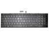 Keyboard DE (german) black/black matte with backlight original suitable for Toshiba Satellite C855