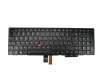Keyboard DE (german) black/black with backlight and mouse-stick original suitable for Lenovo ThinkPad W541 (20EF/20EG)