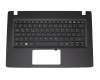 60.MPJN1.012 original Acer keyboard incl. topcase DE (german) black/black