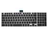 Keyboard DE (german) black/silver original suitable for Toshiba Satellite M50T-A-10E